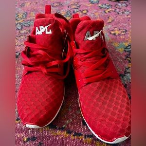 APL womens sneakers size 9.  Great shape RED